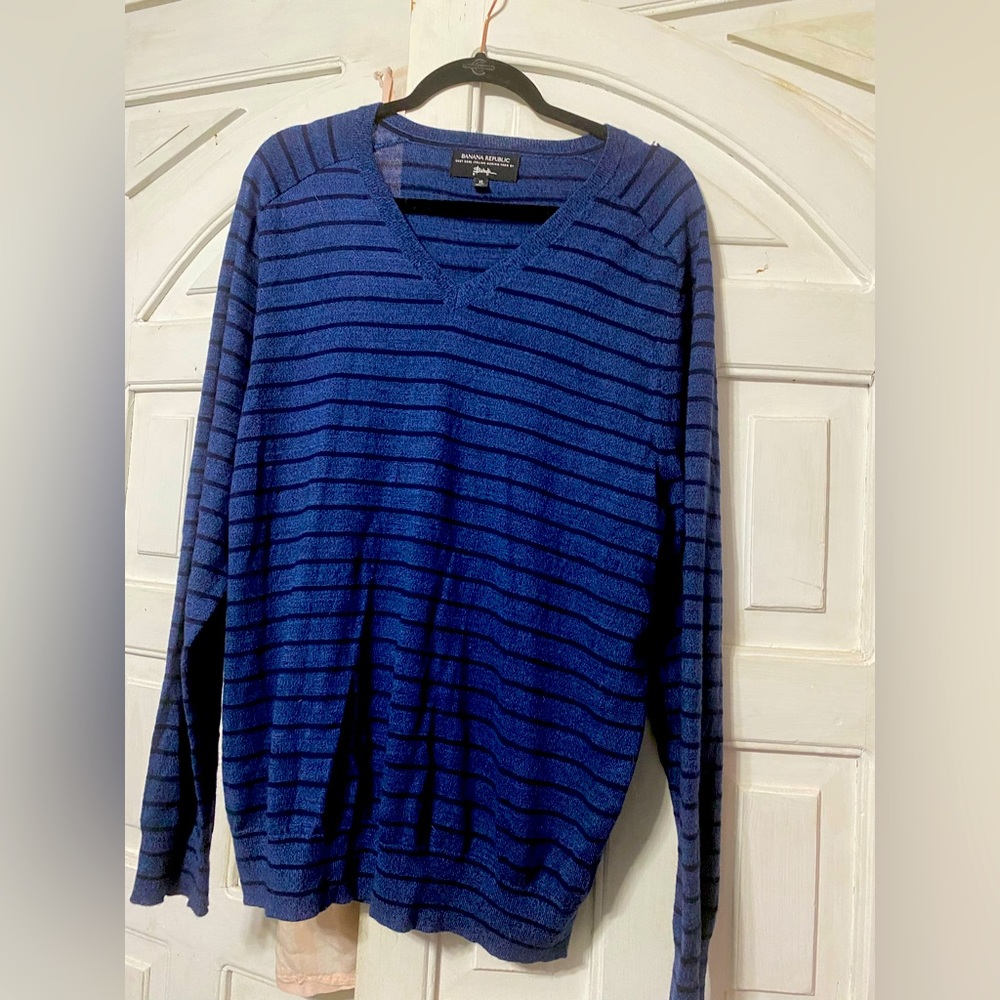 Mens Banana Republic Stripped Sweater